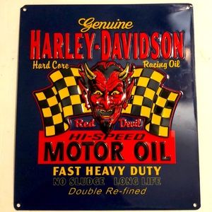 Harley Davidson Tin / Metal Sign 2013